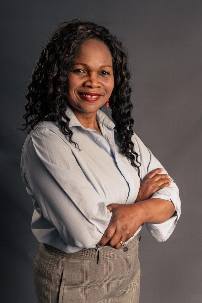 Josephine smiling at the camera in a portrait photo